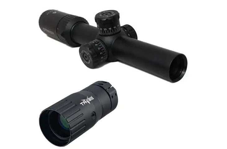Atibal Striiker 1-4x24mm Rifle Scope, 30mm Tube, Second Focal Plane